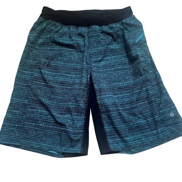 Lululemon Assert Short Glacier Texture Surge Black / Black Size S - Picture 1 of 5